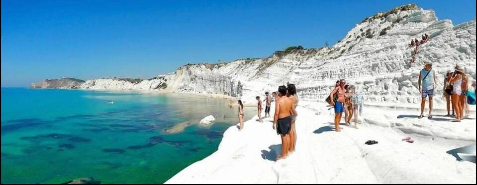 Scala Dei Turchi The White Wall Villa Realmonte Exterior photo